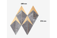 Tubadzin Brainstorm graphite mozaika 19,6x23,1