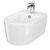 Cersanit INVERTO Bidet závesný 35,5x32,5x52cm, Biela Oválny K671-002