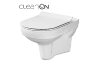 Cersanit CITY NEW WC misa závesná CleanOn 53x37cm, Biela Oválna K35-028