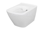 Cersanit CITY SQUARE WC závesné CleanOn 35,5x50,5x36,5cm, Biela Hranatá K35-041