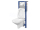 Cersanit AQUA 22 Podomietkový SET +WC závesné COMO+sed.Slim DP SC+tlačít.chr.lesk S701-204
