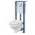 Cersanit AQUA 02 Podomietkový SET +WC závesné DELFI+sed.Slim DP SC+tlačítko chr.lesk