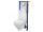 Cersanit AQUA 02 Podomietkový SET +WC závesné MILLE+sed.antib. DP SC+tlačítko chr.lesk