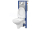 Cersanit AQUA 22 Podomietkový SET +WC závesné ARTECO+sed. PP SC+tlačítko chr.lesk S701-301