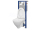 Cersanit AQUA 22 Podomietkový SET +WC závesné MILLE+sed. DP SC+tlačítko chr.lesk S701-460