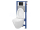 Cersanit AQUA 52 Podomietkový SET +WC závesné CITY oválne+sed. Slim duro SC+tlač.čierne sk