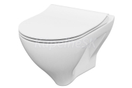 Cersanit MILLE WC závesné CleanOnasedátko Slim SC duropl, Biela S701-453