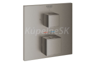 GROHE 24154AL0 Grohtherm CUBE Termostatická podomiet. sprch.batéria 2-cestná,kartáč.Grafit