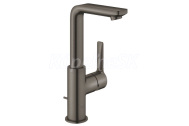 GROHE  23296AL1 LINEARE L 150 Umývadlová batéria stojánková s výpusťou, kartáč. Grafit