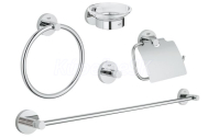 GROHE Essentials 40344001 Súprava doplnkov do kúpeľne 5 v 1, Chróm