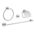 GROHE Essentials 40776001 Súprava doplnkov do kúpeľne 4 v 1, Chróm