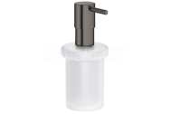 GROHE Essentials 40394A01 Dávkovač tekutého mydla, Grafit/sklo