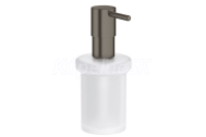 GROHE Essentials 40394AL1 Dávkovač tekutého mydla, kartáč. Grafit/sklo 40394AL1