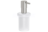GROHE Essentials 40394DC1 Dávkovač tekutého mydla, supersteel/sklo