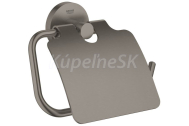 GROHE Essentials 40367AL1 Držiak toaletného papiera s krytom, kartáč. Grafit 40367AL1