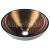 Sapho MURANO WENGE sklenené umývadlo 40x14cm, meď/strieborná