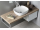 Sapho LIRO keramické umývadlo 48,5x14,5x39,5 cm, na dosku