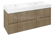 Sapho FILENA umývadlová skrinka 118x51,5x43cm, dub FID1212D