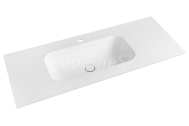 Sapho TREOS umývadlo 1116x513 mm, Rockstone, biela matná