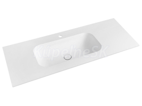 Sapho TREOS umývadlo 1116x513 mm, Rockstone, biela matná