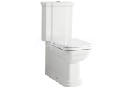 Kerasan WALDORF WC-kombi, spodný/zadný odpad, biela-chrom
