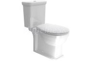 GSI CLASSIC WC-kombi, spodný/zadný odpad, biela