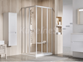 Ravak Sprchové dvere pre rohový sprchový kút  ASRV3-80-198 satin, transparent + CLEANER