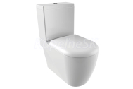 Sapho GRANDE WC-kombi XL, spodný / zadný odpad, biela
