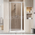 Ravak SDOP-90 sprchové krídlové dvere 90x195cm, white, Transparent + Cleaner