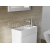 RAVAK VEDA Slim 400 keramické umývadielko Bez prepadu 40x22cm, biele + CLEANER čistič