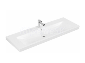 Villeroy & Boch Subway, umývadlo na skrinku 1300 x 470 mm biela Alpin