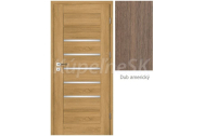 INTENSO Rámové dvere MELA 3 fólia Intenso Grain Dub Americký