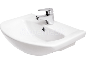 Cersanit K04-008 LIBRA 60 B umývadlo nábytkové 60x46 cm s prepadom,otvor pre bat, Biela