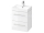 Cersanit LARGA 50 Skrinka umývadlová závesná, 49,4x39,4x54,9 cm Biela lesk, S932-067