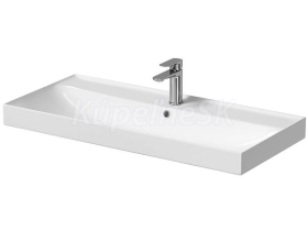 Cersanit LARGA 100 Umývadlo nábytkové 100x46cm s prepadom, otvor pre bat, Biela K120-011