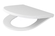 Cersanit LARGA WC sedátko oval SLIM SoftClose duroplast, antibakt, EO, Biela K98-0229