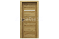 PORTA Doors SET Rámové dvere VERTE HOME G.1 so sklom, fólia Dub Catania + zárubeň