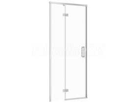 Cersanit LARGA Dvere do niky / Dvere pre sprch kút 90x195cm Chróm Číre sk. Ľavé S932-120