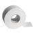 Aqualine JUMBO soft 2-vrstvy wc papier priemer rolky 27,5cm dĺžka 340m dutinka 76mm-3rolky