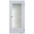 Doornite CPL-Premium laminátové 3/4 SKLO Biela Premium interiérové dvere, DTD