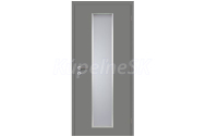 Doornite CPL-Premium laminátové ALU LINEA Prachovo šedá interiérové dvere, DTD
