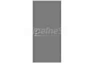 Doornite CPL-Premium laminátové ALU III Prachovo šedá interiérové dvere, DTD