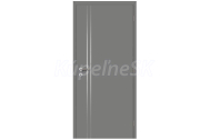 Doornite CPL-Premium laminátové ALU II Prachovo šedá interiérové dvere, DTD