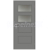 Doornite CPL-Premium laminátové DOMINANT 2 SKLO Prachovo šedá interiérové dvere, DTD
