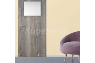 Doornite CPL-Deluxe laminátové interiérové dvere 1/3 SKLO, Dub Halifax
