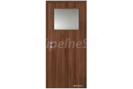 Doornite CPL laminátové 1/3 SKLO Orech interiérové dvere