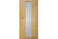 Doornite CPL laminátové LINEA SKLO Dub Corbridge interiérové dvere