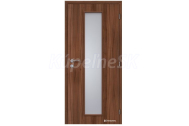 Doornite CPL laminátové LINEA SKLO Orech interiérové dvere