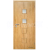 Doornite CPL laminátové QUADRA 2 SKLO Dub Corbridge interiérové dvere