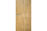 Doornite CPL laminátové ALU IV Dub Corbridge interiérové dvere, DTD